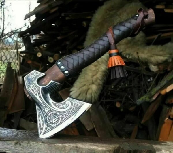 Viking Carbon Steel Tomahawk Hatchet Axe