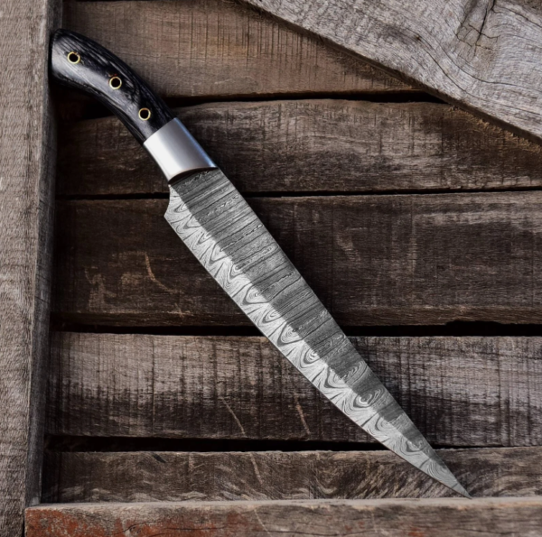 Handmade Damascus Steel Carving Knife